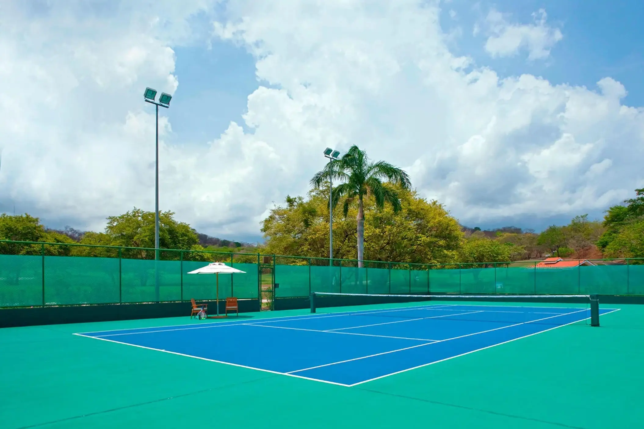 Outdoor tennis court at Westin Reserva Conchal, Liberia