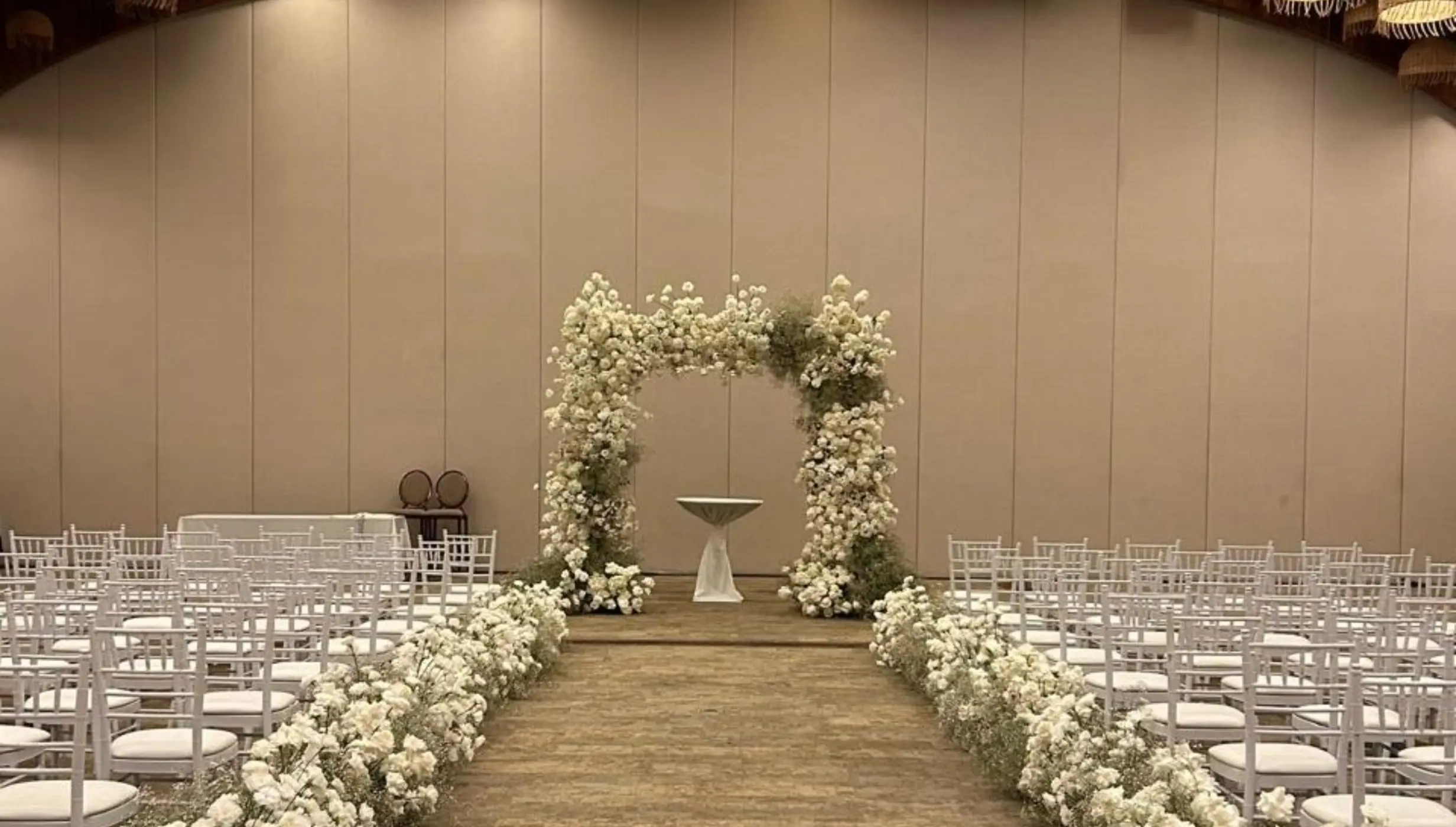 Diego Ballroom wedding ceremony at Hotel Xcaret Arte, Riviera Maya