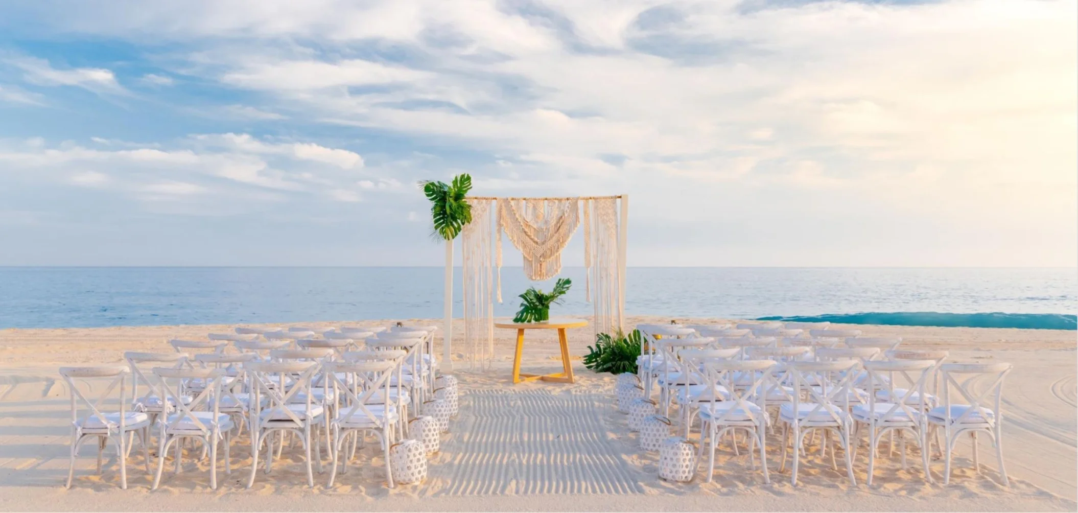 beach venue at Zoetry Casa Del Mar Los Cabos