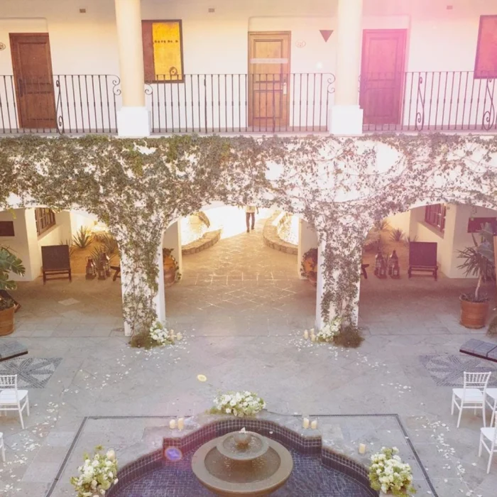 El Patio venue at Zoetry Casa del Mar Los Cabos