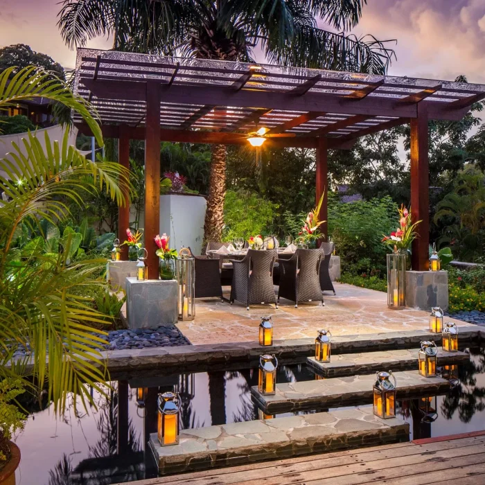 alexandria pergola at Zoetry Marigot Bay St. Lucia