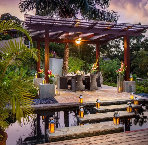 alexandria pergola at Zoetry Marigot Bay St. Lucia