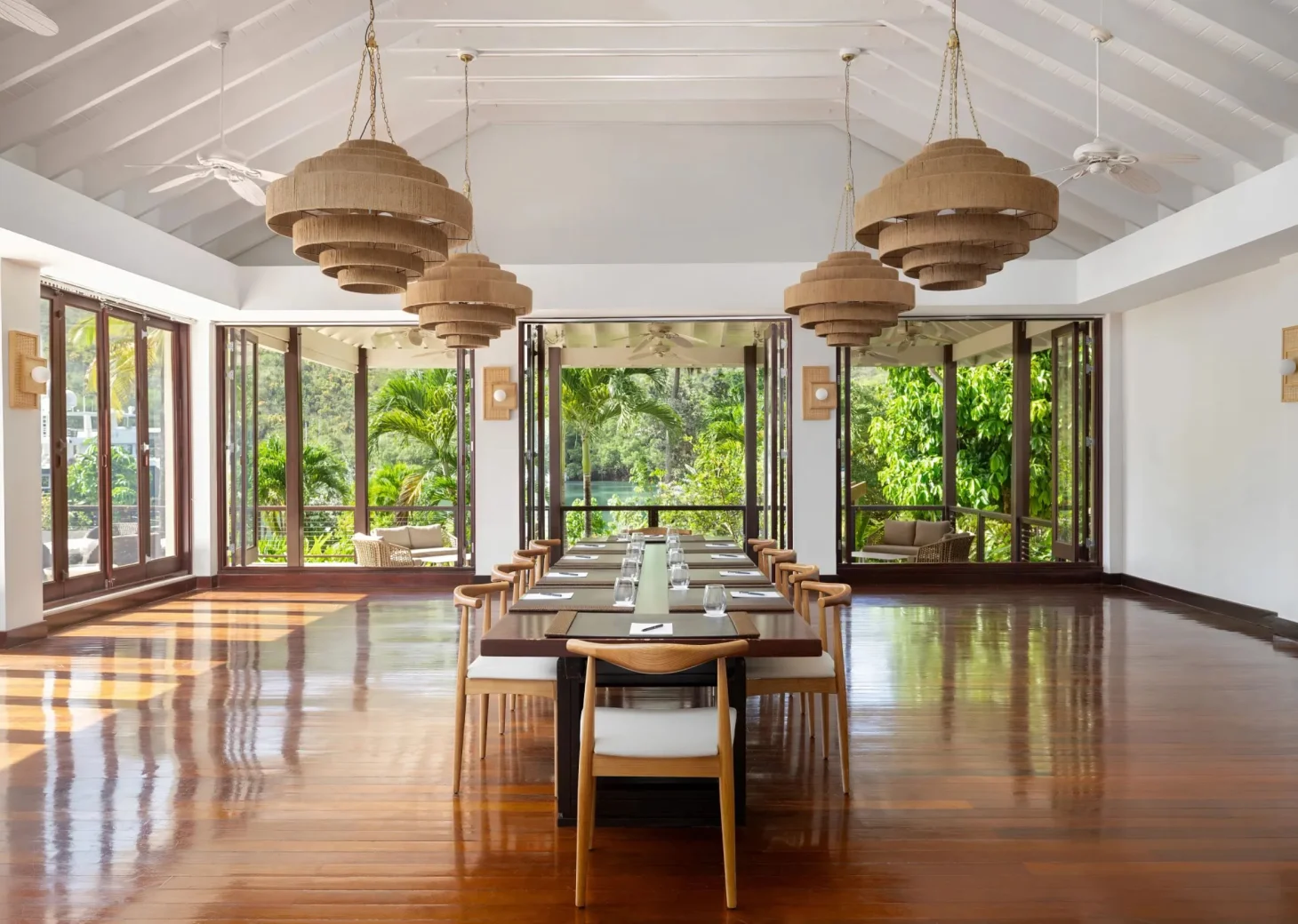 boudreau meeting room at Zoetry Marigot Bay St. Lucia