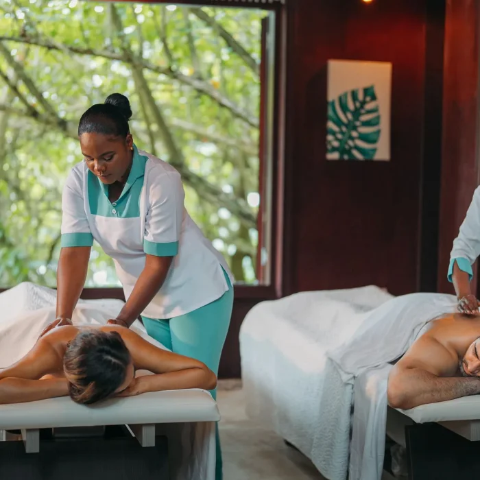 couples massage at Zoetry Marigot Bay St. Lucia