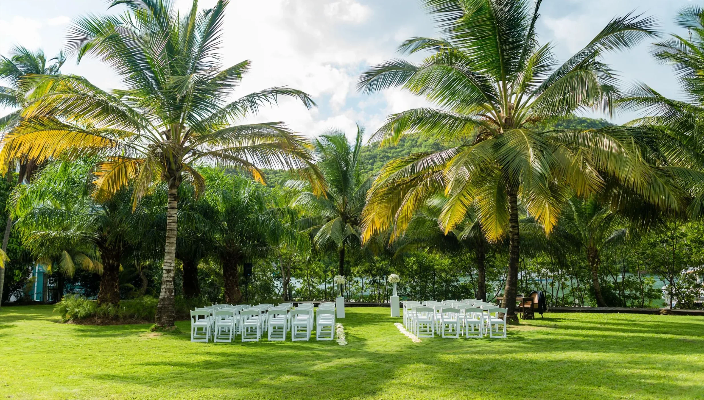 palm pavilion garden venue at zoetry marigot bay st lucia