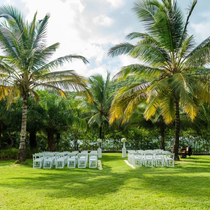 palm pavilion garden venue at zoetry marigot bay st lucia
