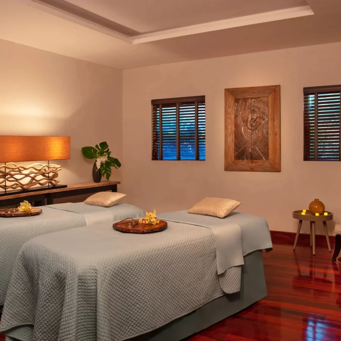 couples massage cabin at the spa at Zoetry Montego Bay