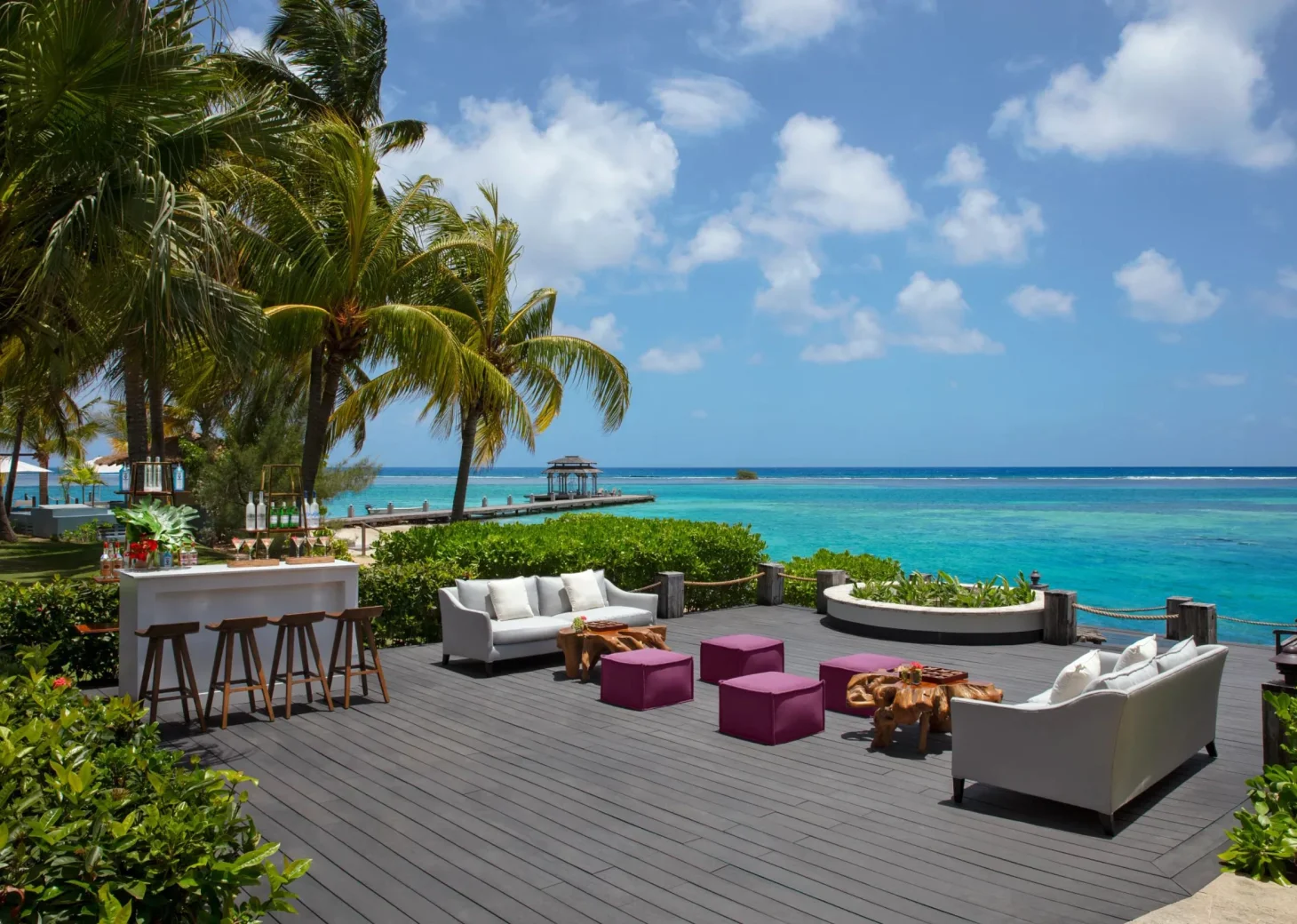 coyaba deck venue at Zoetry Montego Bay