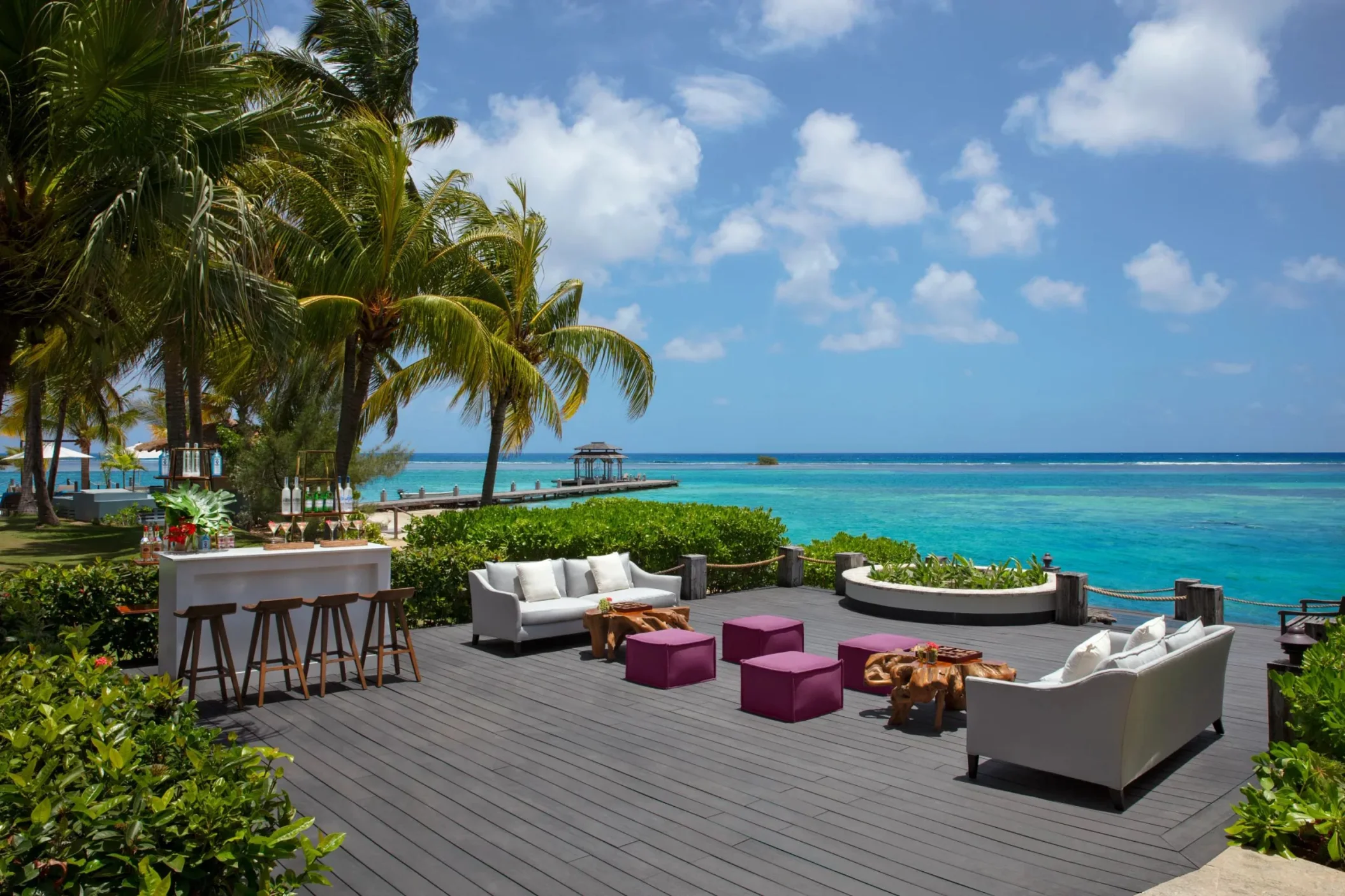coyaba deck venue at Zoetry Montego Bay
