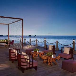 Coyaba Deck wedding reception at Zoetry Montego Bay, Montego Bay