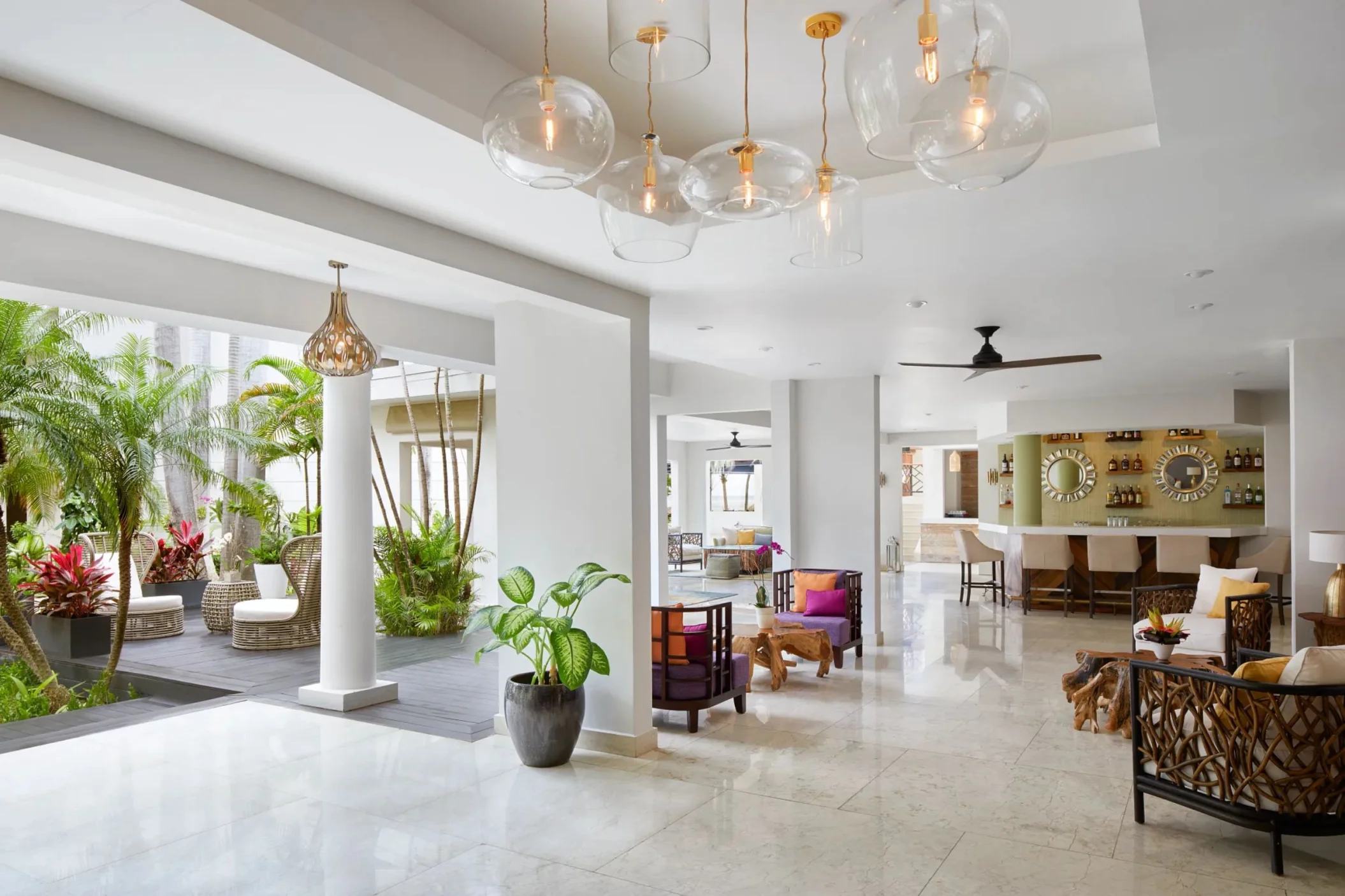 lobby at Zoetry Montego Bay