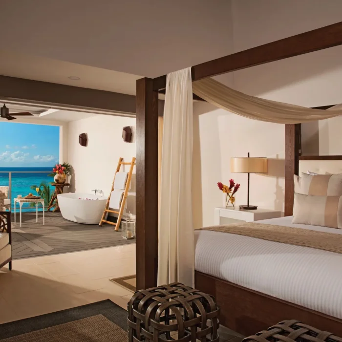 master suite ocean view king at Zoetry Montego Bay