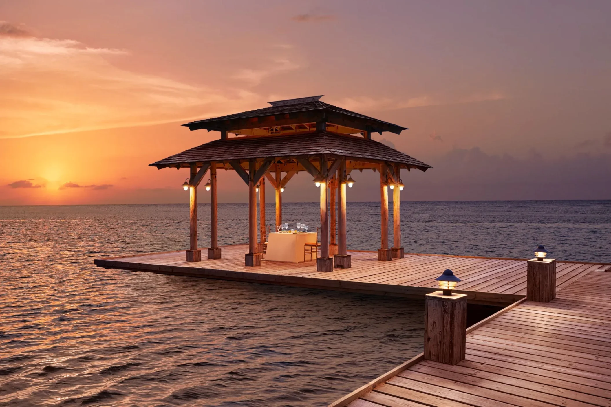 wedding gazebo venue Zoetry Montego Bay
