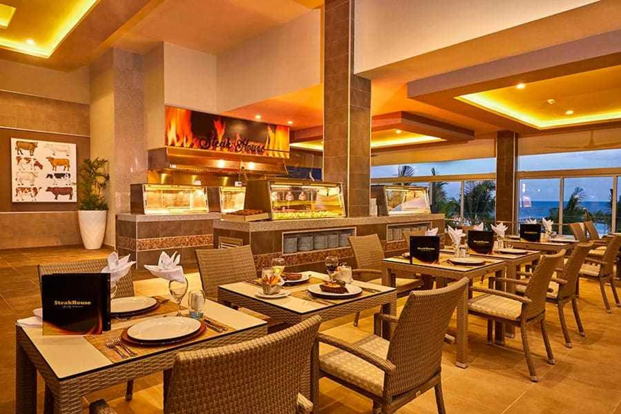 Riu palace costa mujeres steakhouse restaurant