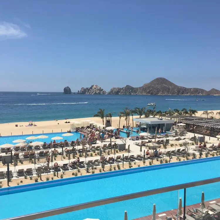 Riu Palace Baja California swimming pools and beach view, Cabo San Lucas