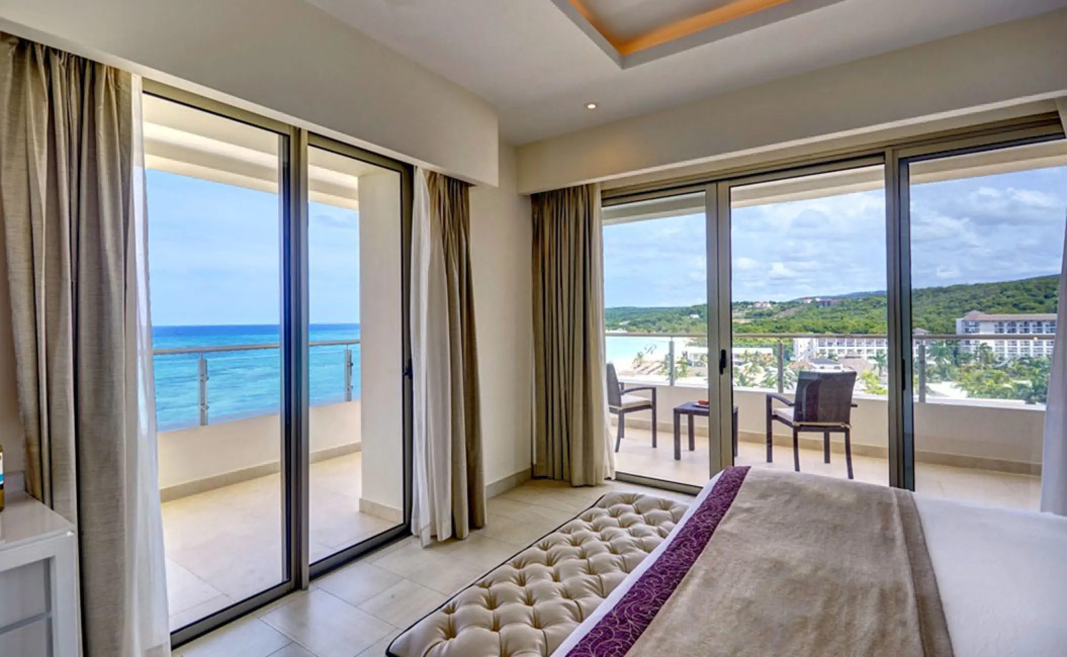 Royalton Blue Waters ocean view suite with private balcony overlooking the Caribbean Sea, Montego Bay
