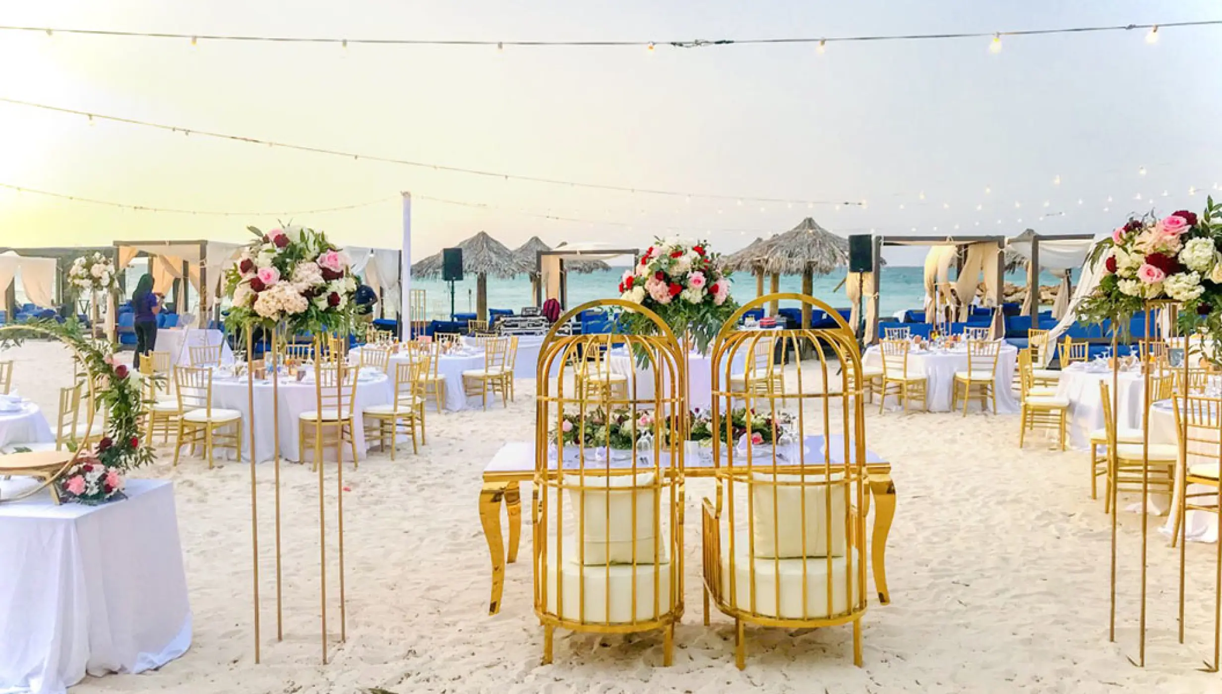 Beach Wedding Venue at Royalton Blue Waters.