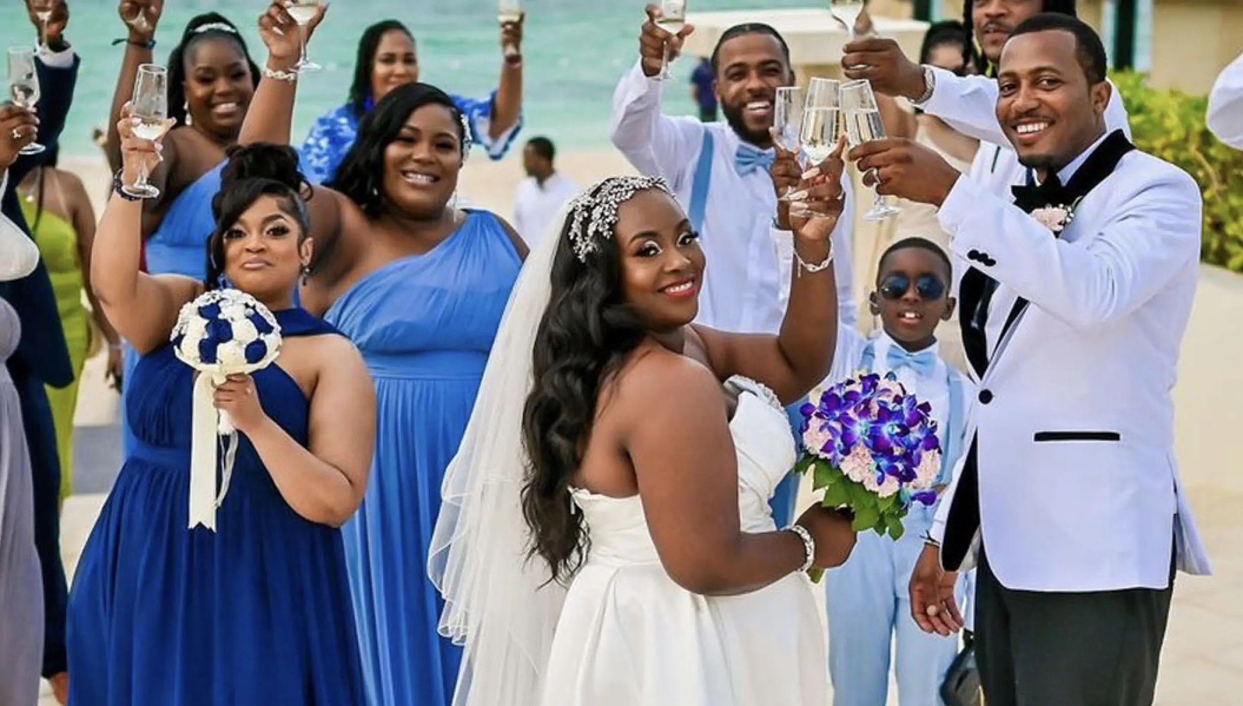 Beach Wedding Venue at Royalton Blue Waters.