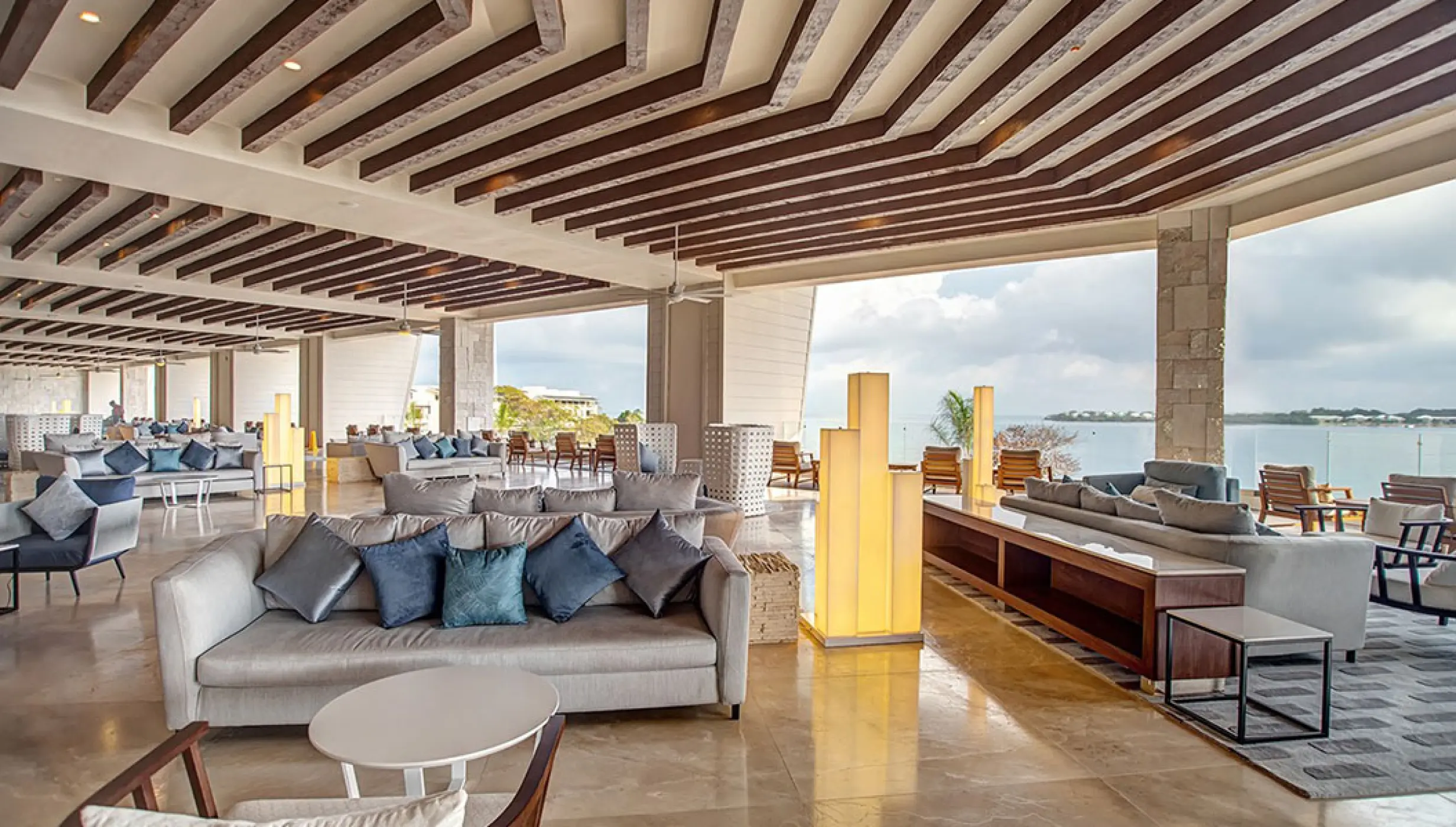 Royalton Negril Lobby Bar Wedding Cocktail Venue.