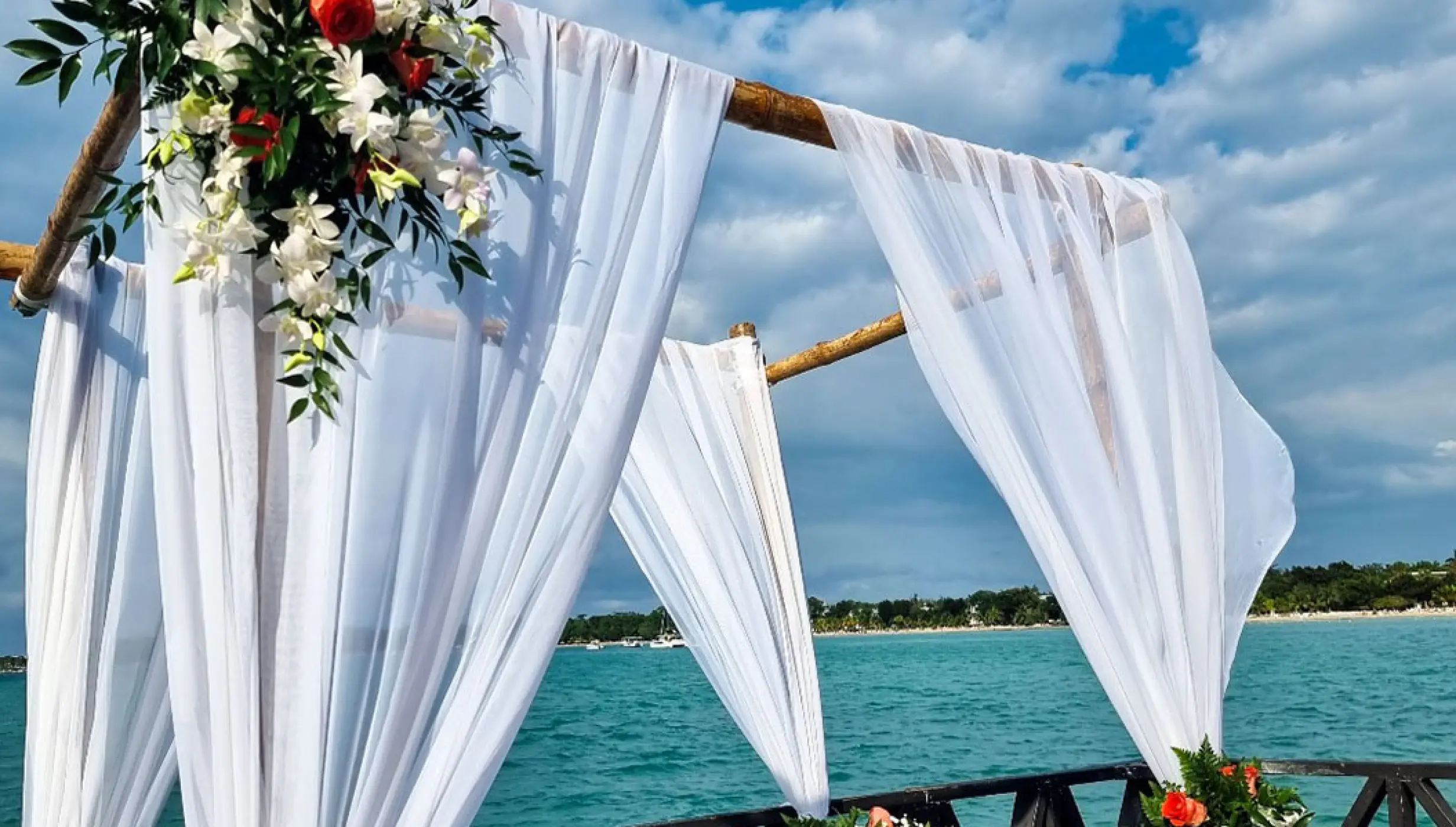 Royalton Negril Chairman Ocean Pier Wedding Venue.