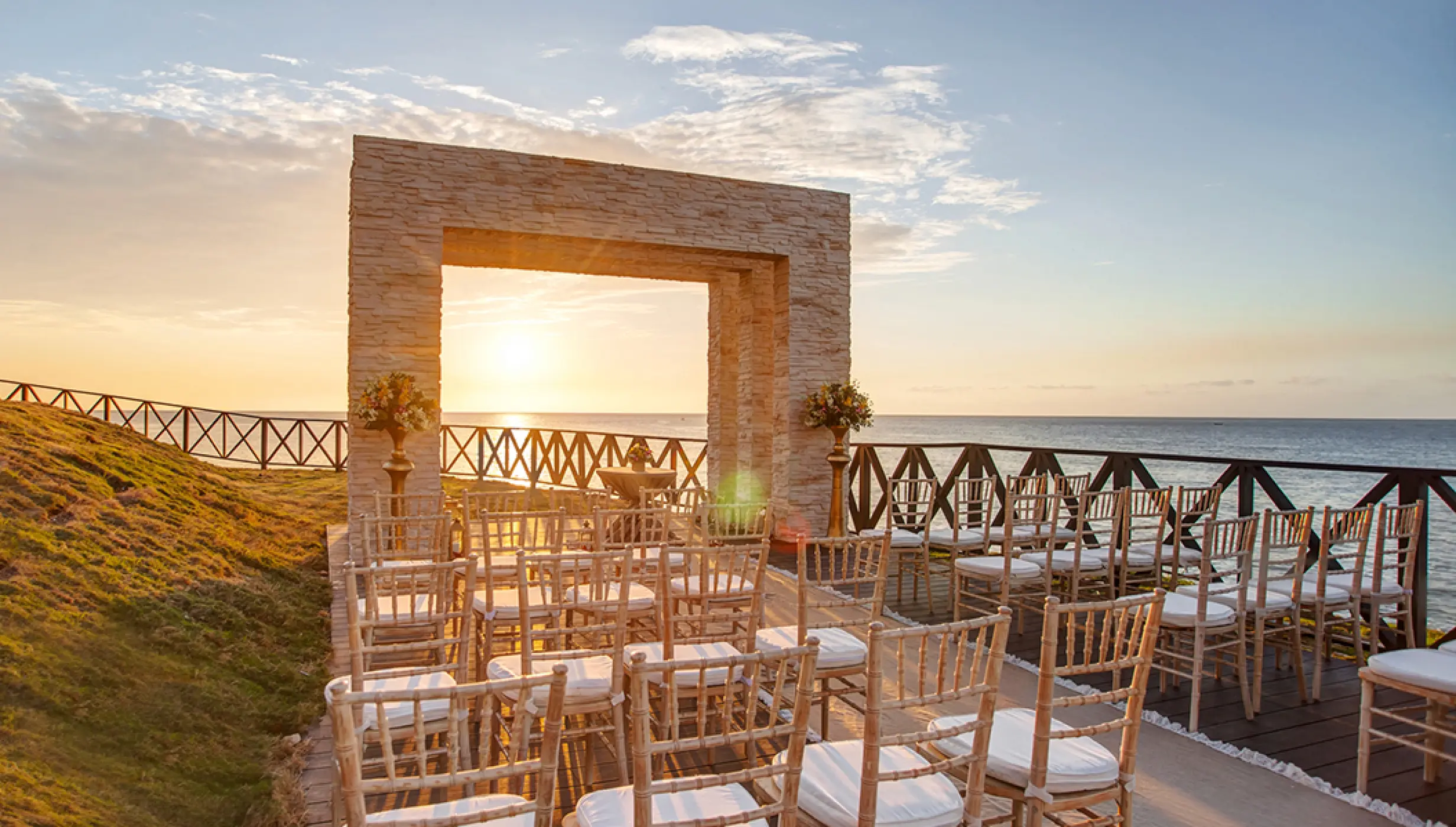 Royalton Negril Ocean Point Gazebo Wedding Venue.