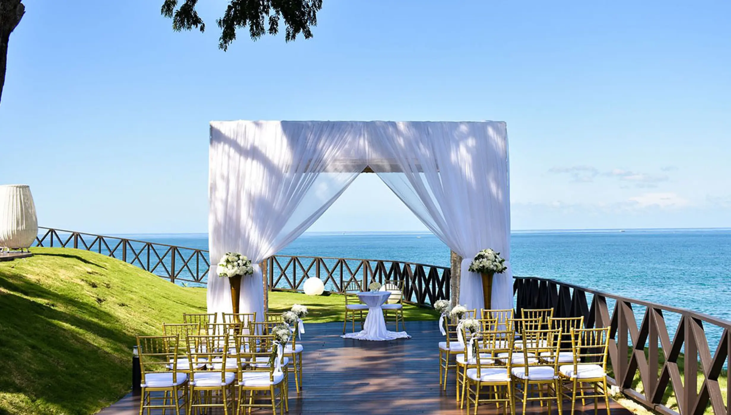 Royalton Negril Ocean Point Gazebo Wedding Venue.
