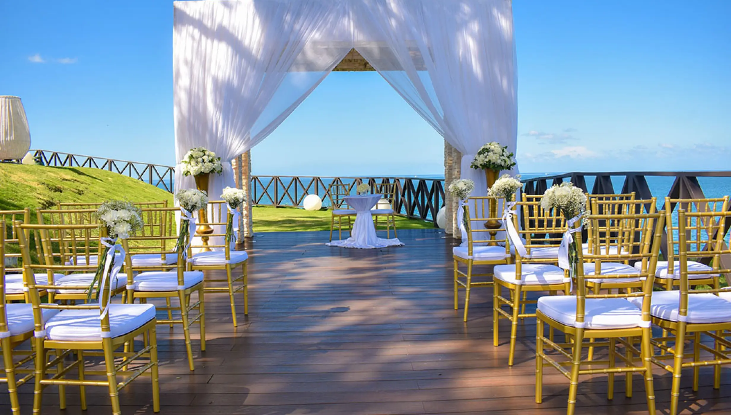 Royalton Negril Ocean Point Gazebo Wedding Venue.