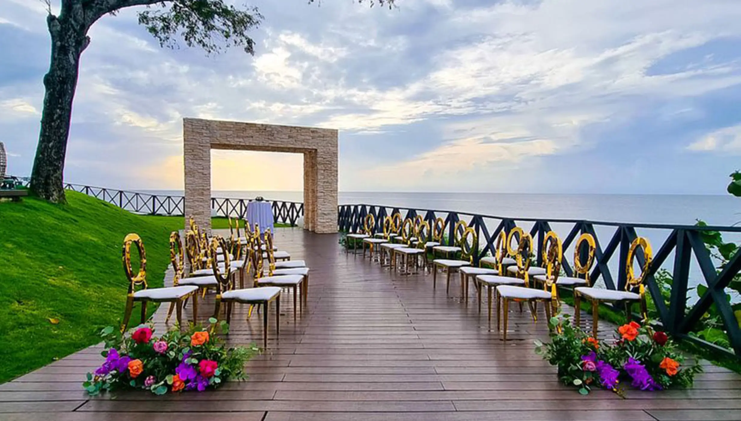 Royalton Negril Ocean Point Gazebo Wedding Venue.