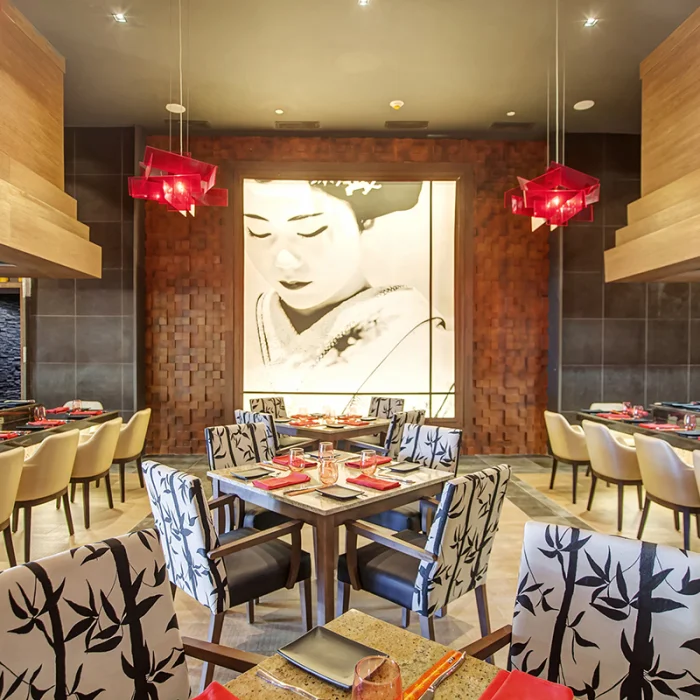 Royalton Negril Zen Japanese restaurant.