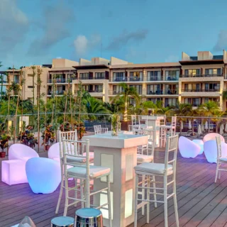 Cocktail party in Grazie Terrace at Royalton Riviera Cancun
