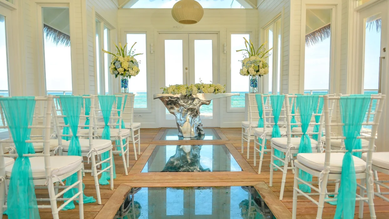 Overwater chapel at Sandals Montego Bay