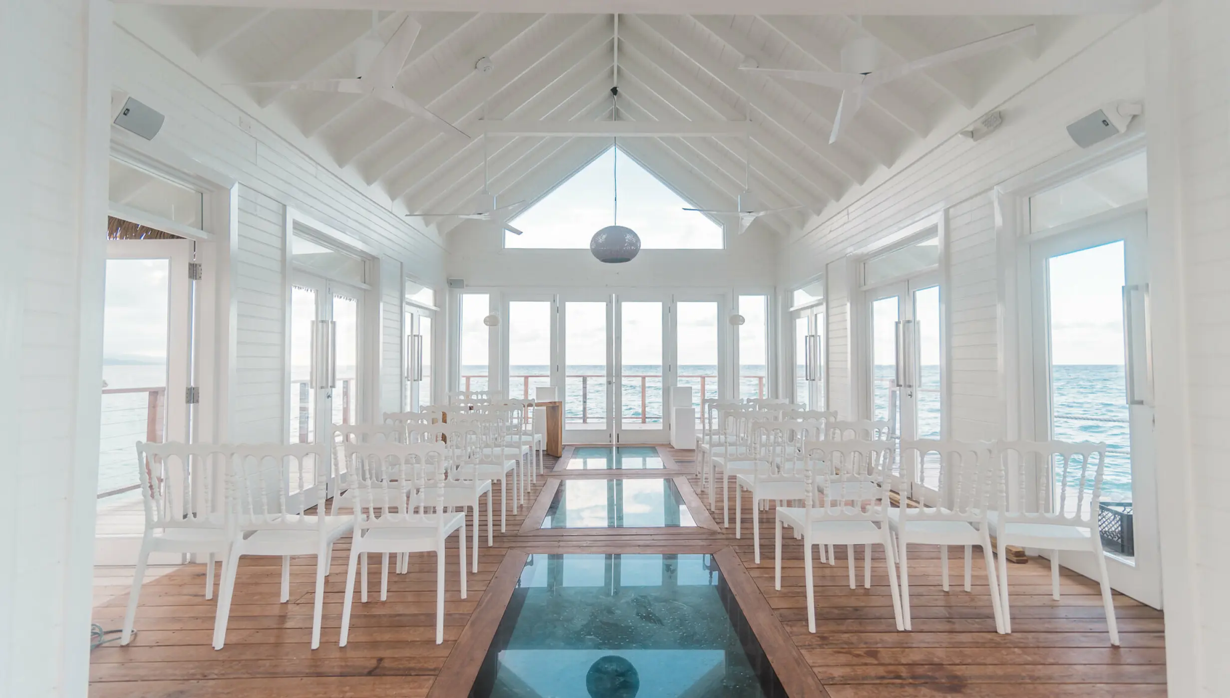 Over water chapel at Sandals Ochi