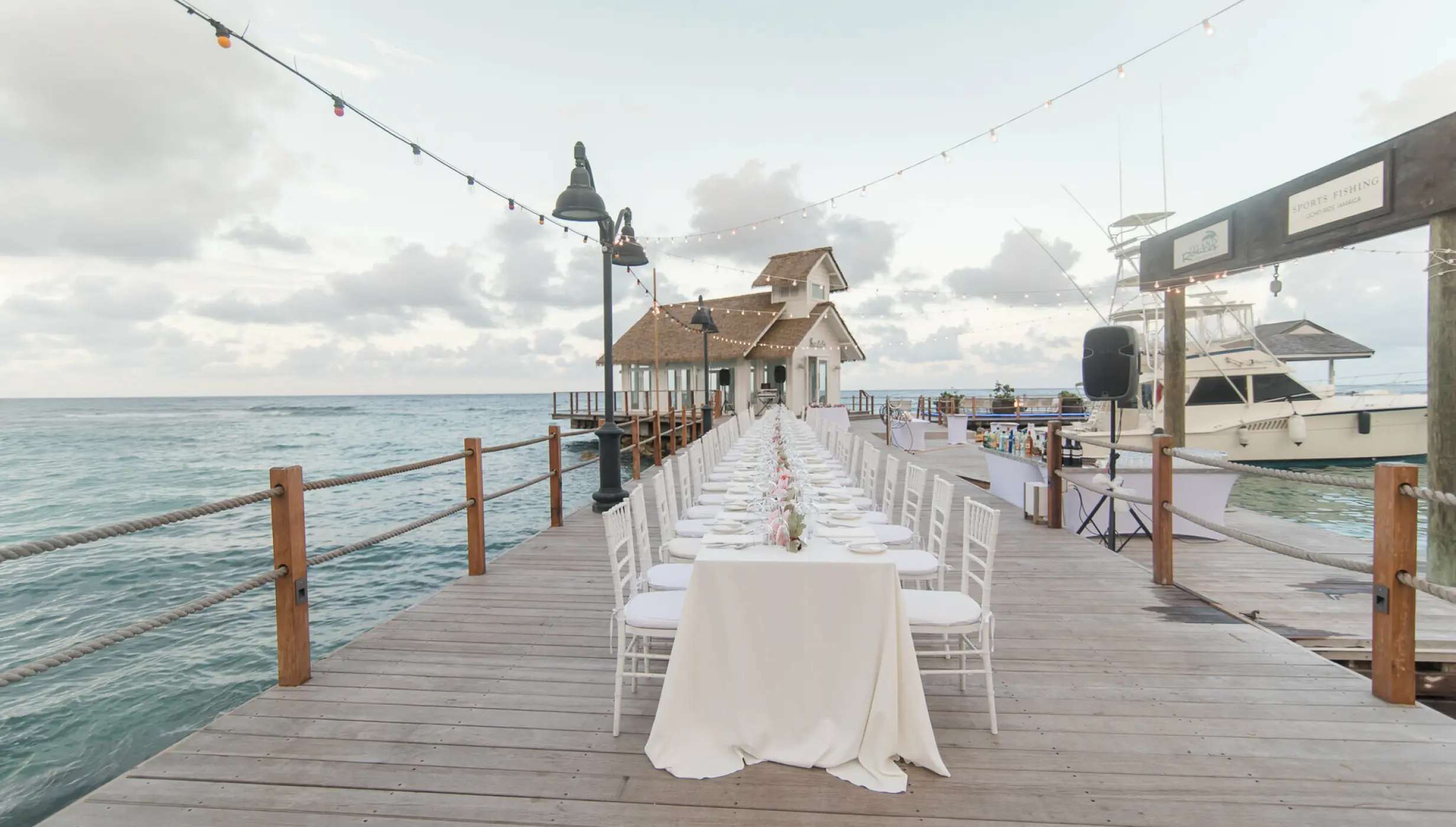 Over the water chapel at Sandals Ochi