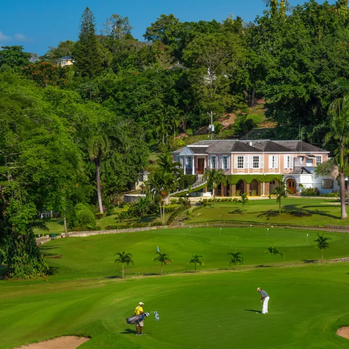 Golf course at Sandals Ochi