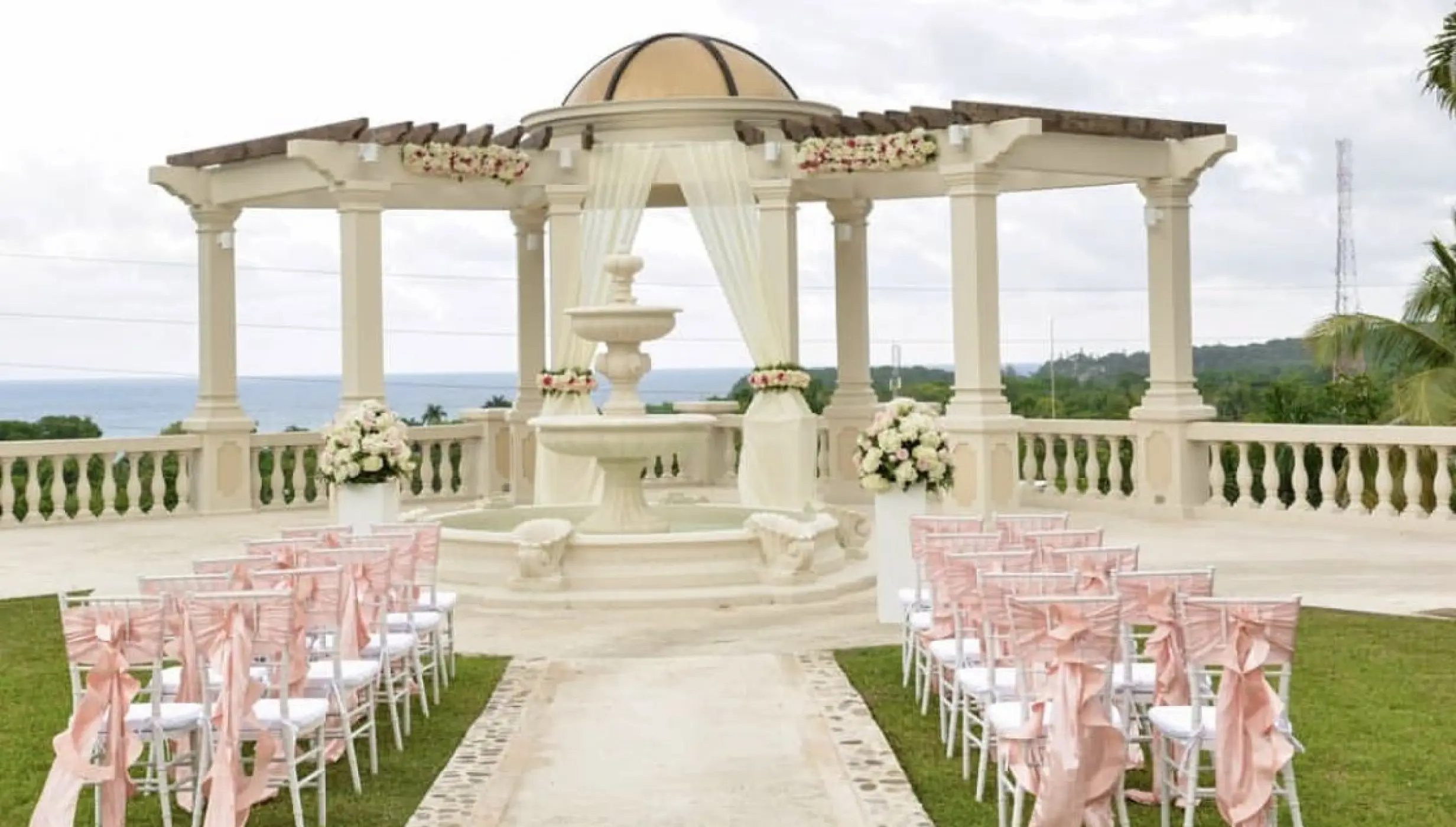 Garden gazebo at Sandals Ochi