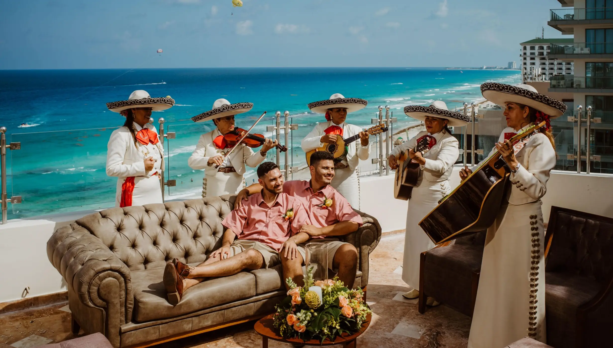 Wedding in Sandos Cancun Penthouse