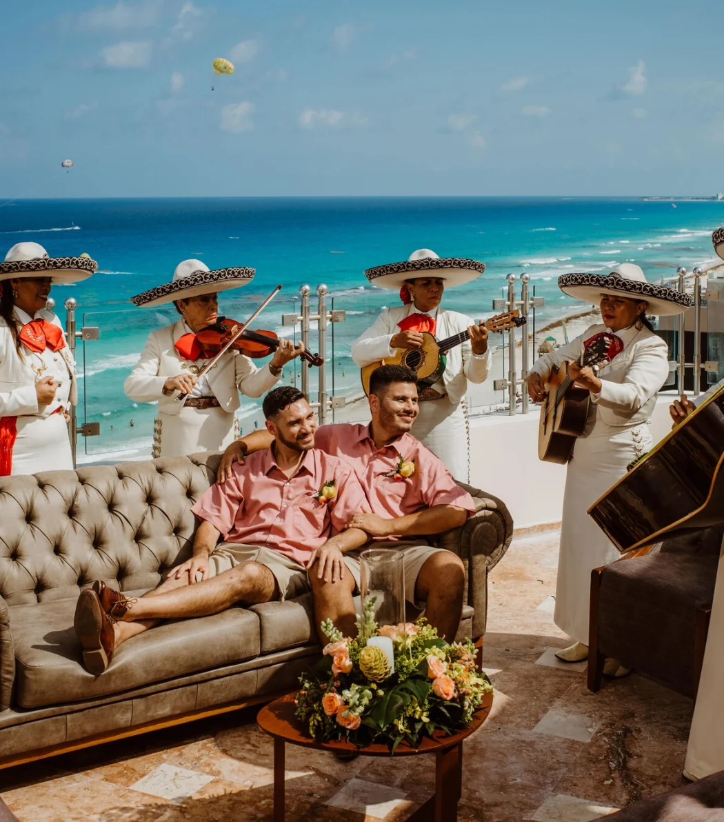 Wedding in Sandos Cancun Penthouse