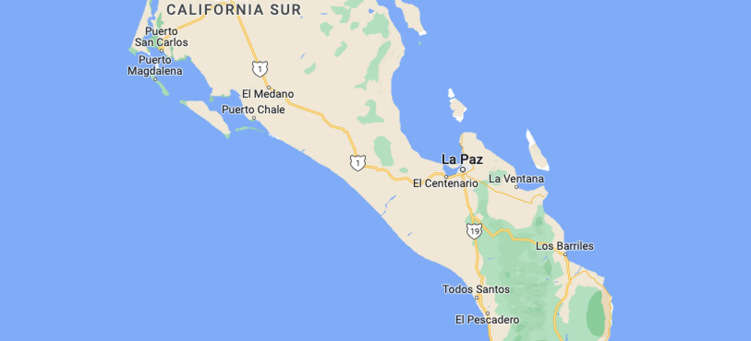 Google maps of Sandos Finisterra Los Cabos
