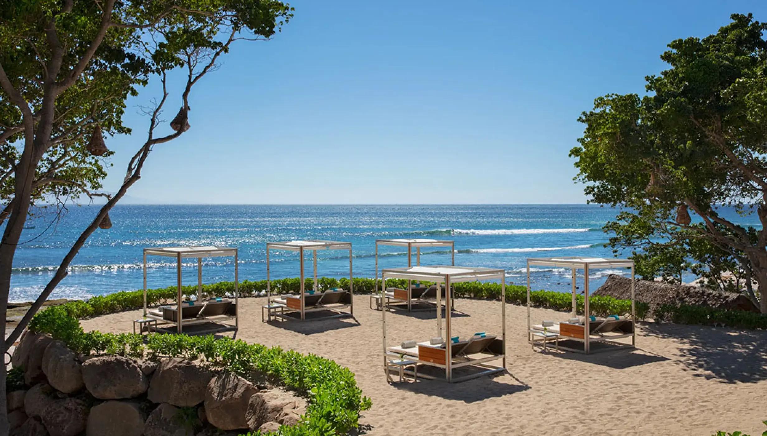 Sand terrace at Dreams Bahia Mita Surf and Spa