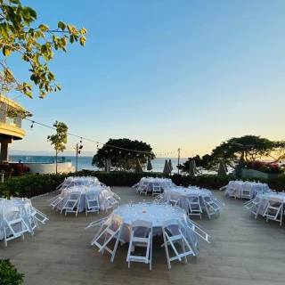 Coral Deck Wedding Venue at Secrets Bahia Mita Surf and Spa.