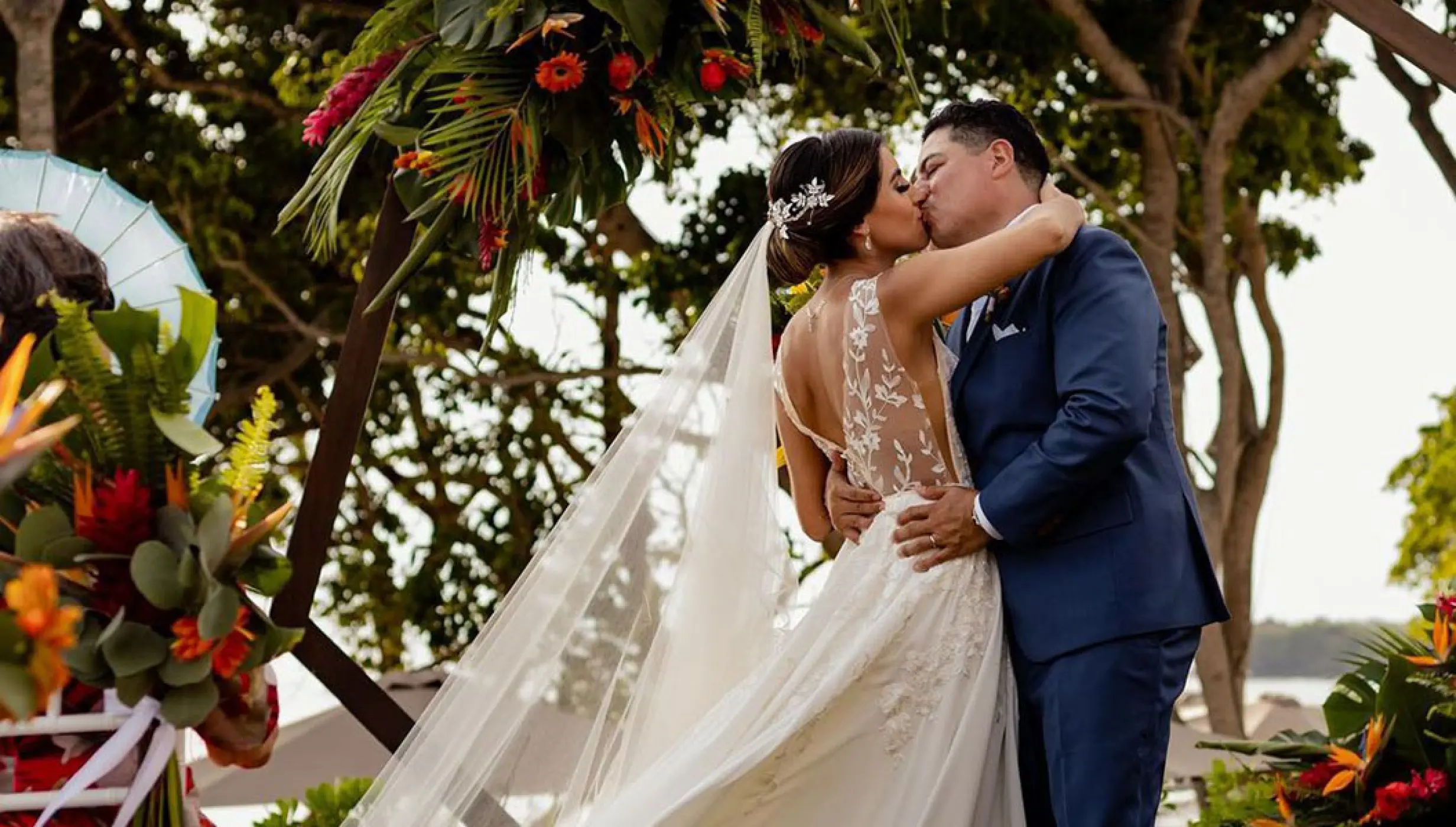 Wedding at The Nest Wedding Venue at Secrets and Dreams Bahía Mita Resort.
