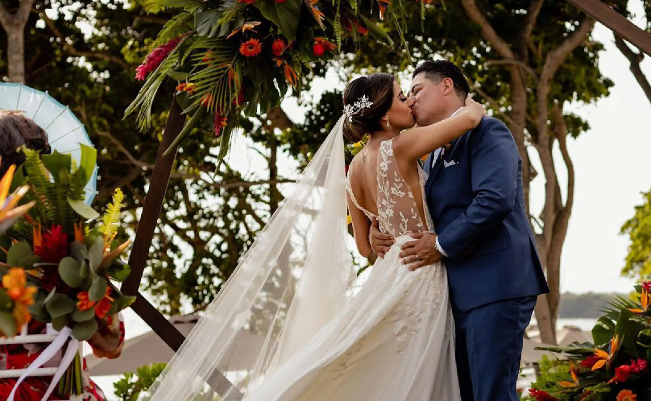 Wedding at Secrets Bahia Mita Resort.