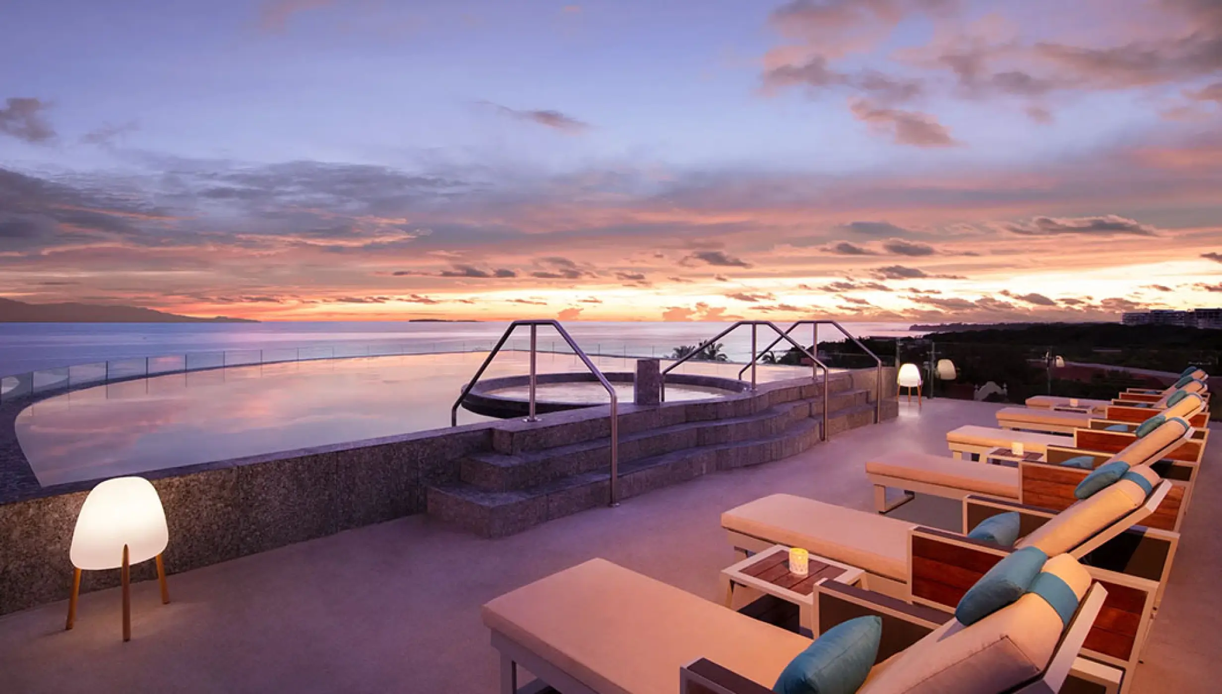 Presidential suite marietas terrace at Dreams Bahia Mita Surf and Spa.