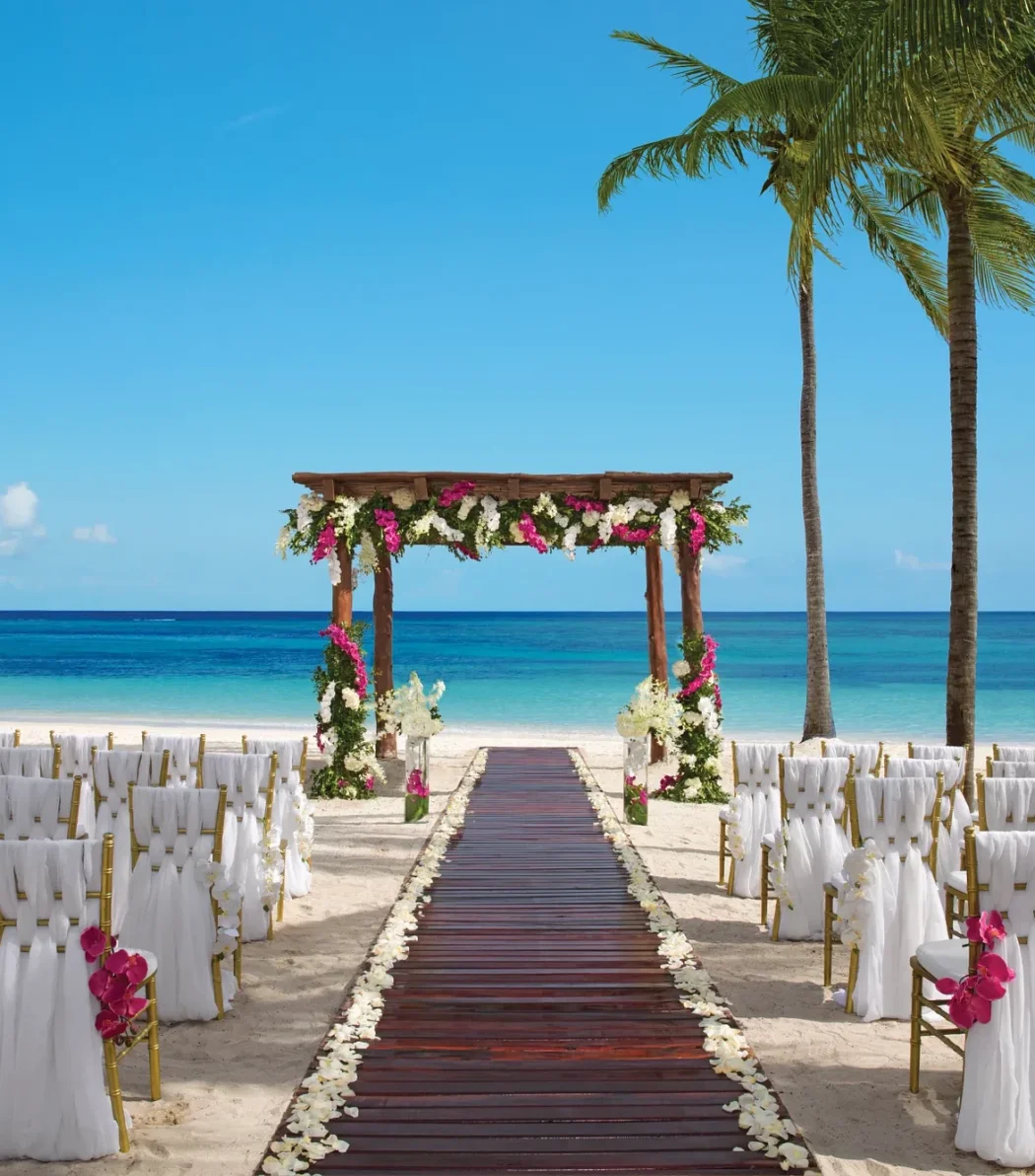 Secrets Akumal resort beach wedding venue