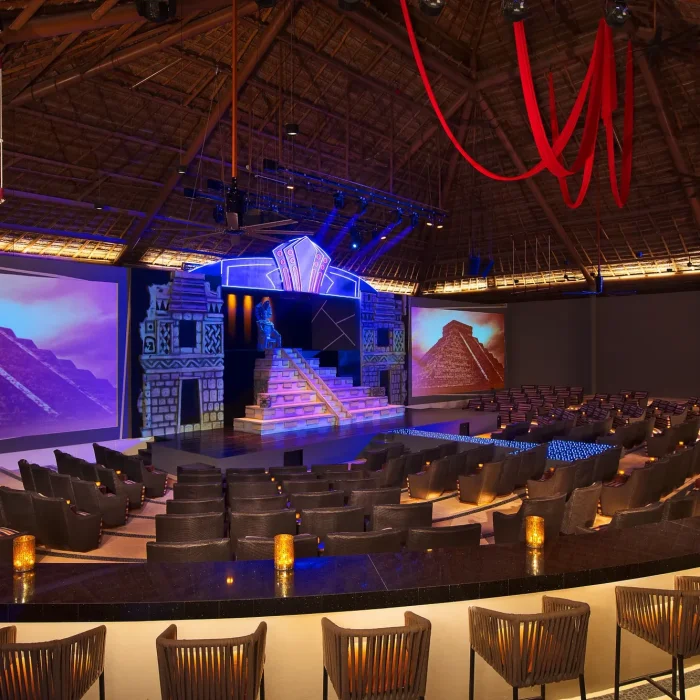 Secrets Akumal resort theatre