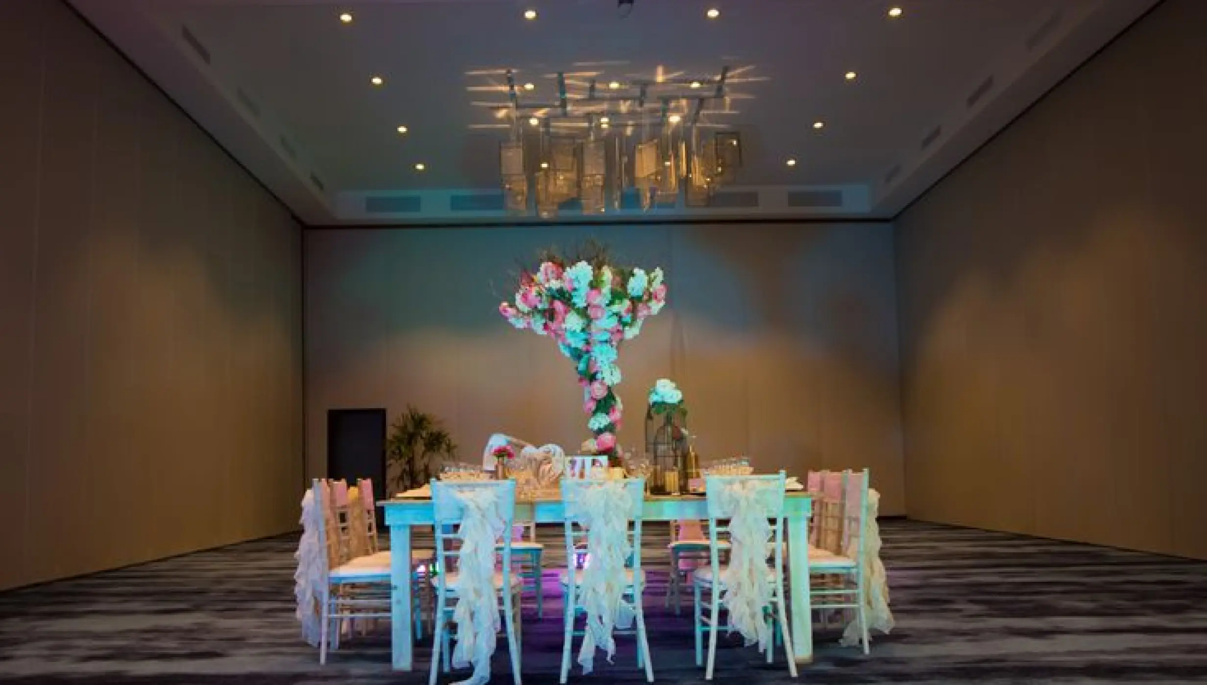 Ballroom reception at Secrets Cap Cana Resort and Spa