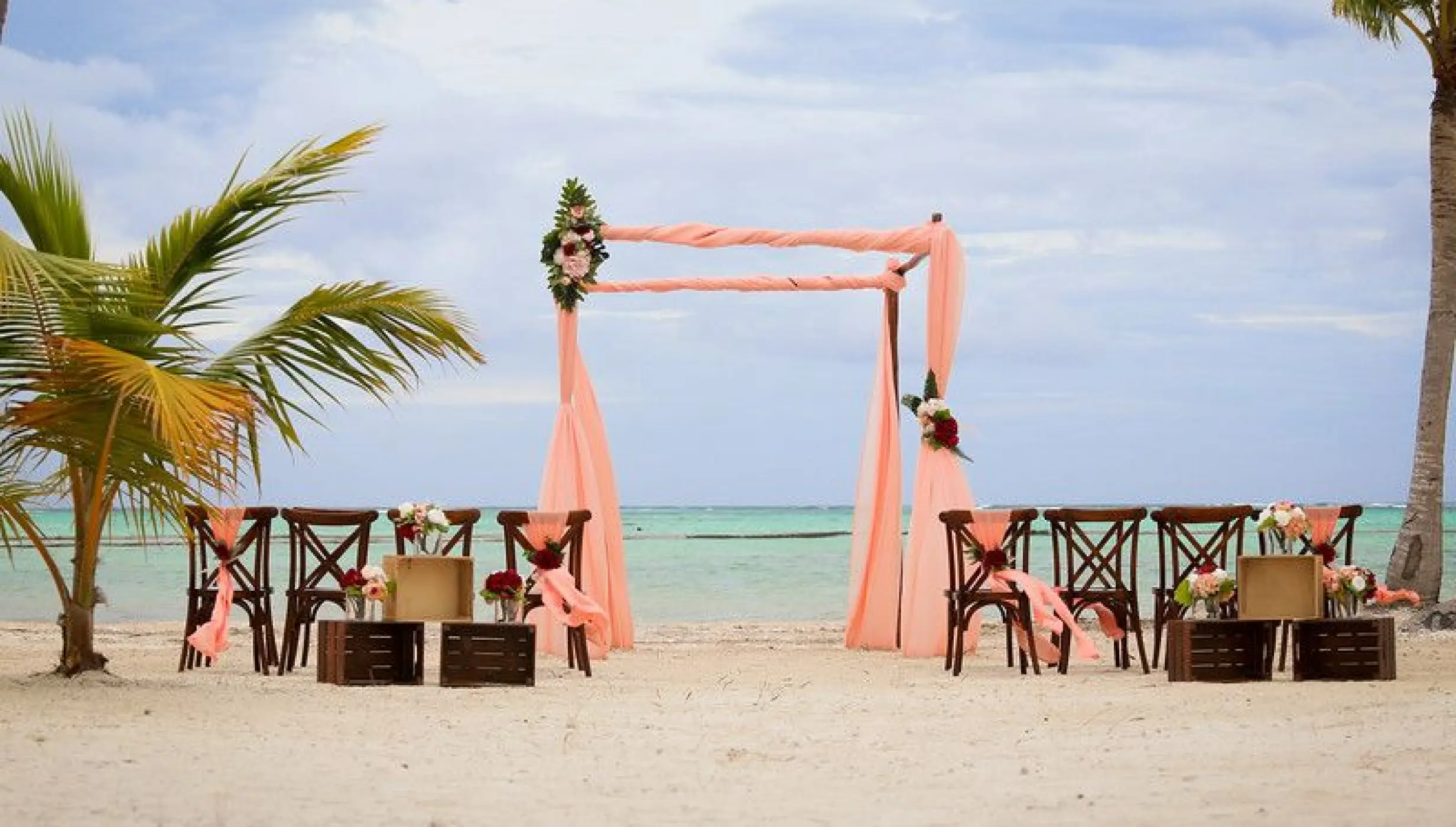 Beach ceremony at Secrets Cap Cana Resort and Spa