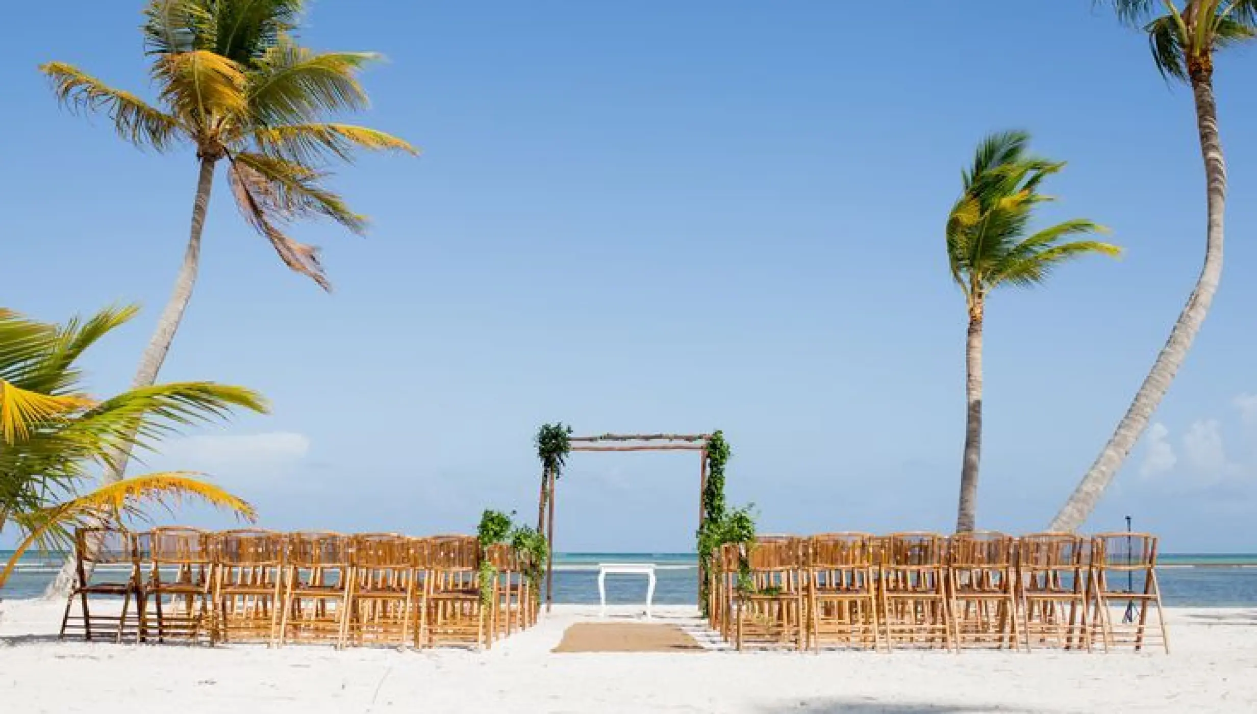 Beach ceremony at Secrets Cap Cana Resort and Spa