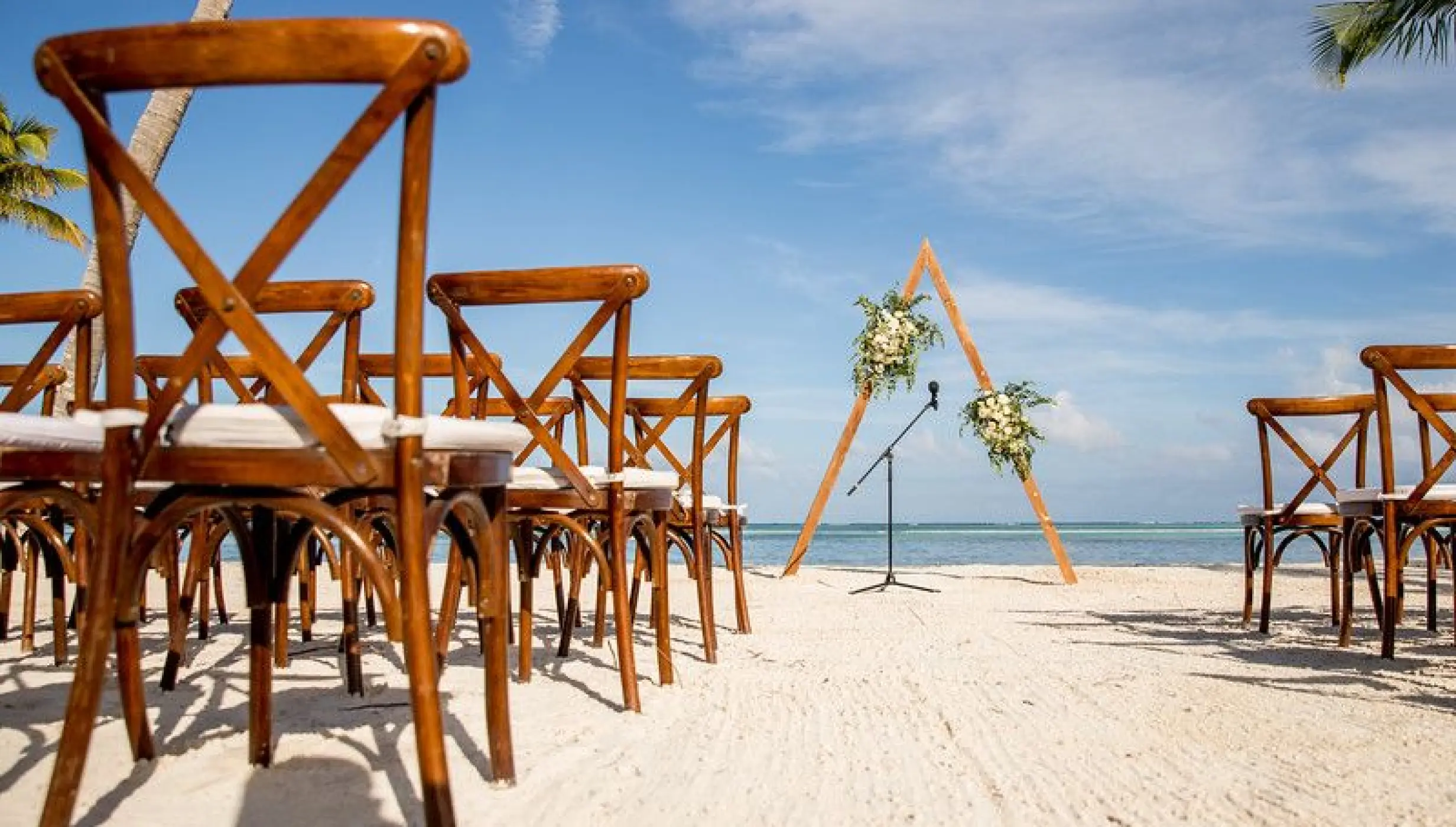 Beach ceremony at Secrets Cap Cana Resort and Spa