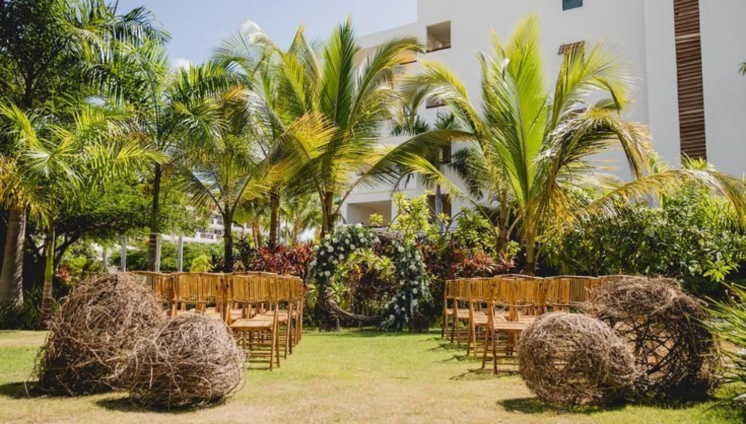 Garden terrace at Secrets Cap Cana Resort and Spa